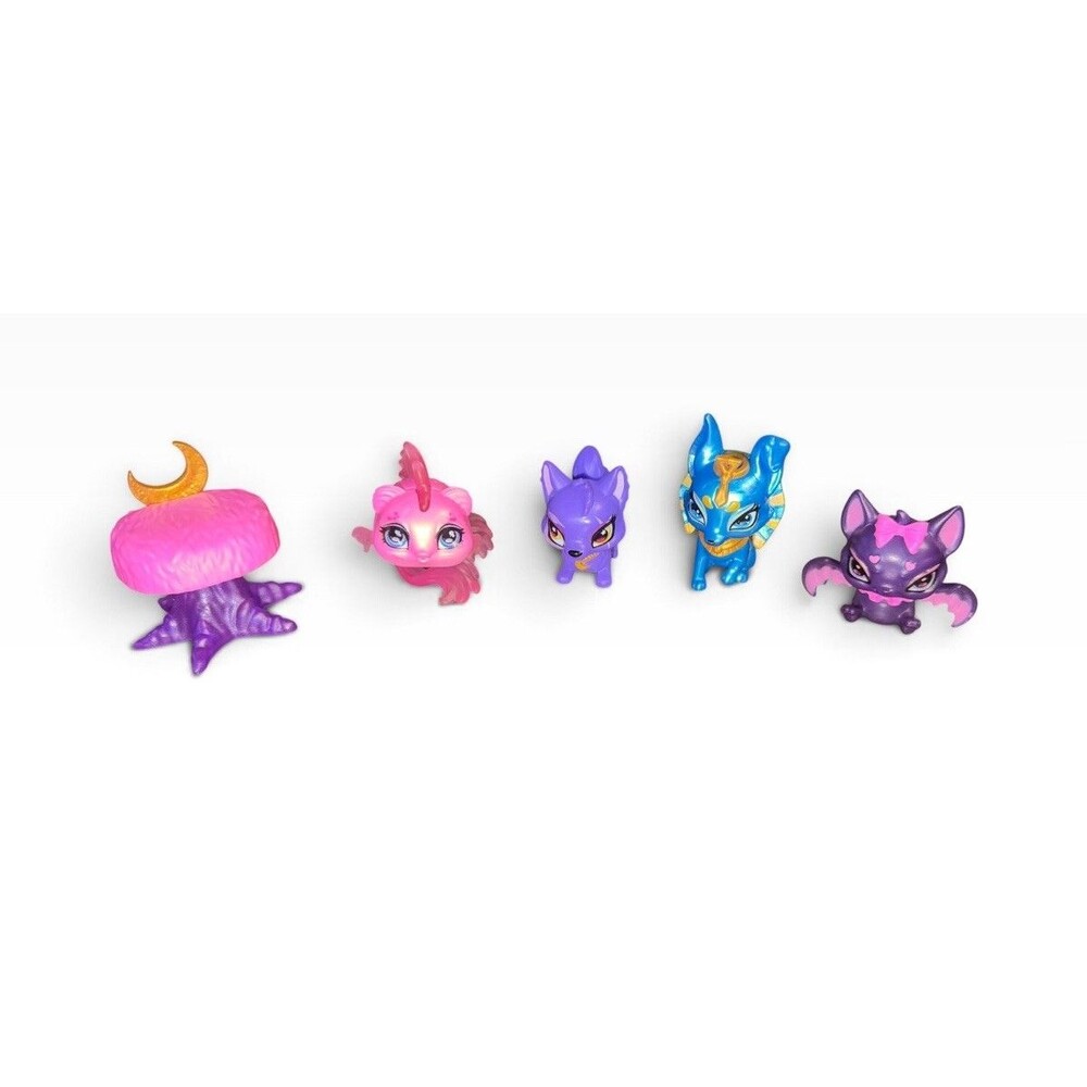 Monster High G3 Mini Pet Figurine Lot of 5 Draculaura Clawdeen Cleo Lagoona